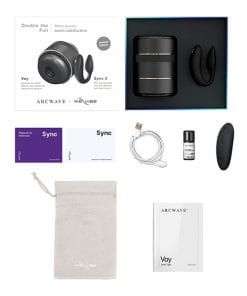 Alternative view of Arcwave Voy / We-Vibe Sync 2 Double the Fun Pair - Black