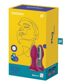 Alternative view of Satisfyer Rotator Plug 2+ - Fuchsia