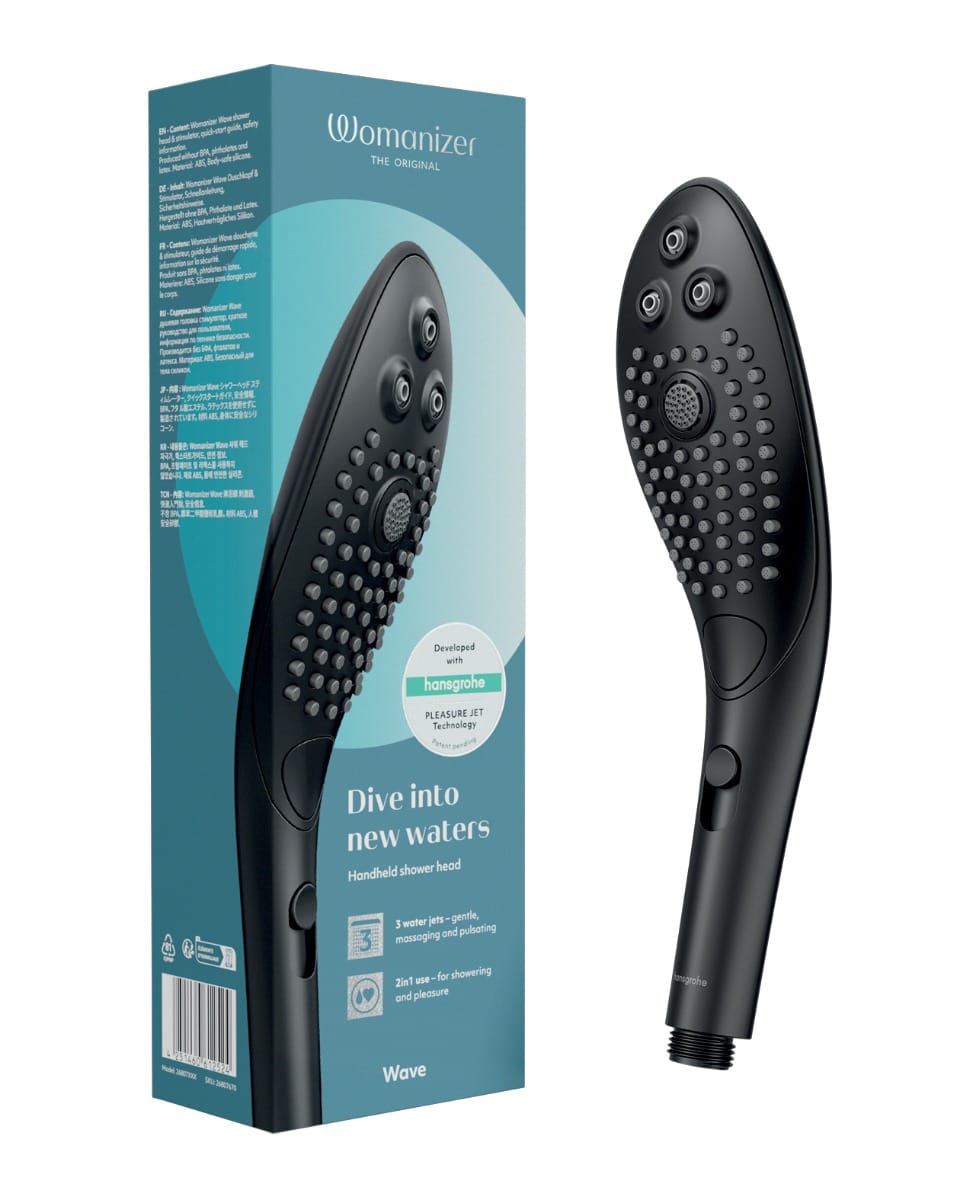 Womanizer Wave Shower Head - Black - Image 3