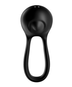 Alternative view of Satisfyer Majestic Duo Ring Vibrator - Black
