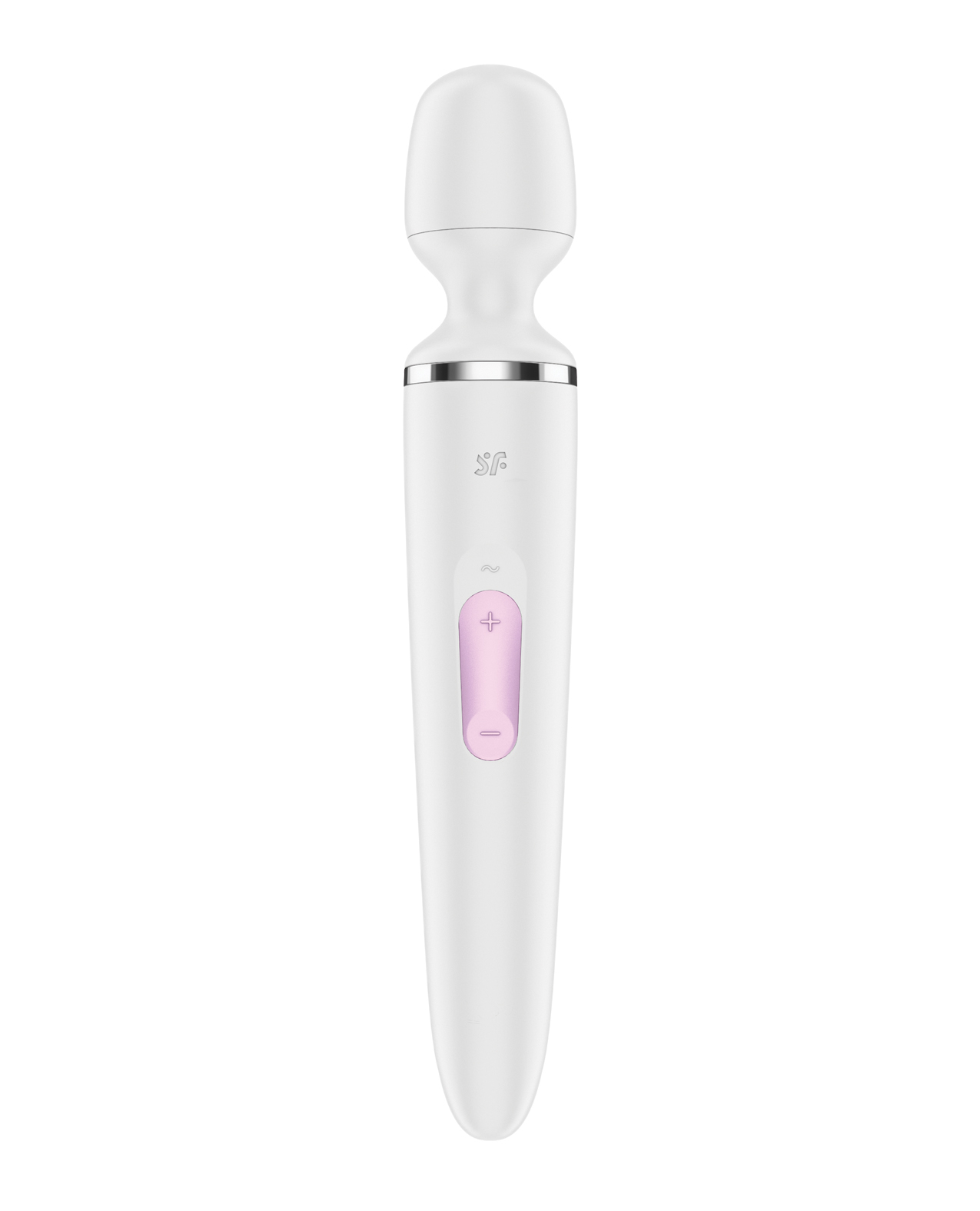 Satisfyer Wand-er Woman - White/Chrome - Image 3