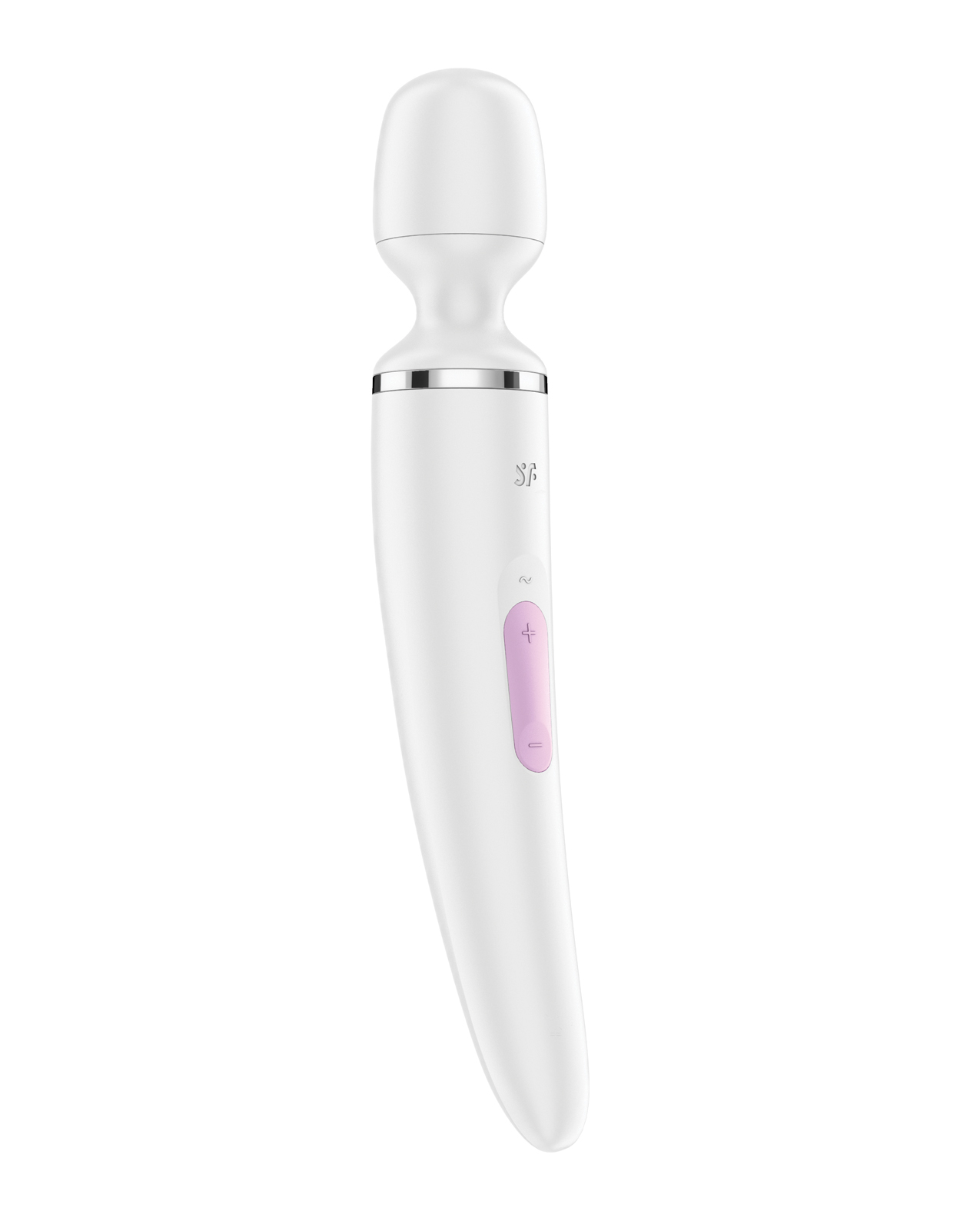 Satisfyer Wand-er Woman - White/Chrome - Image 5