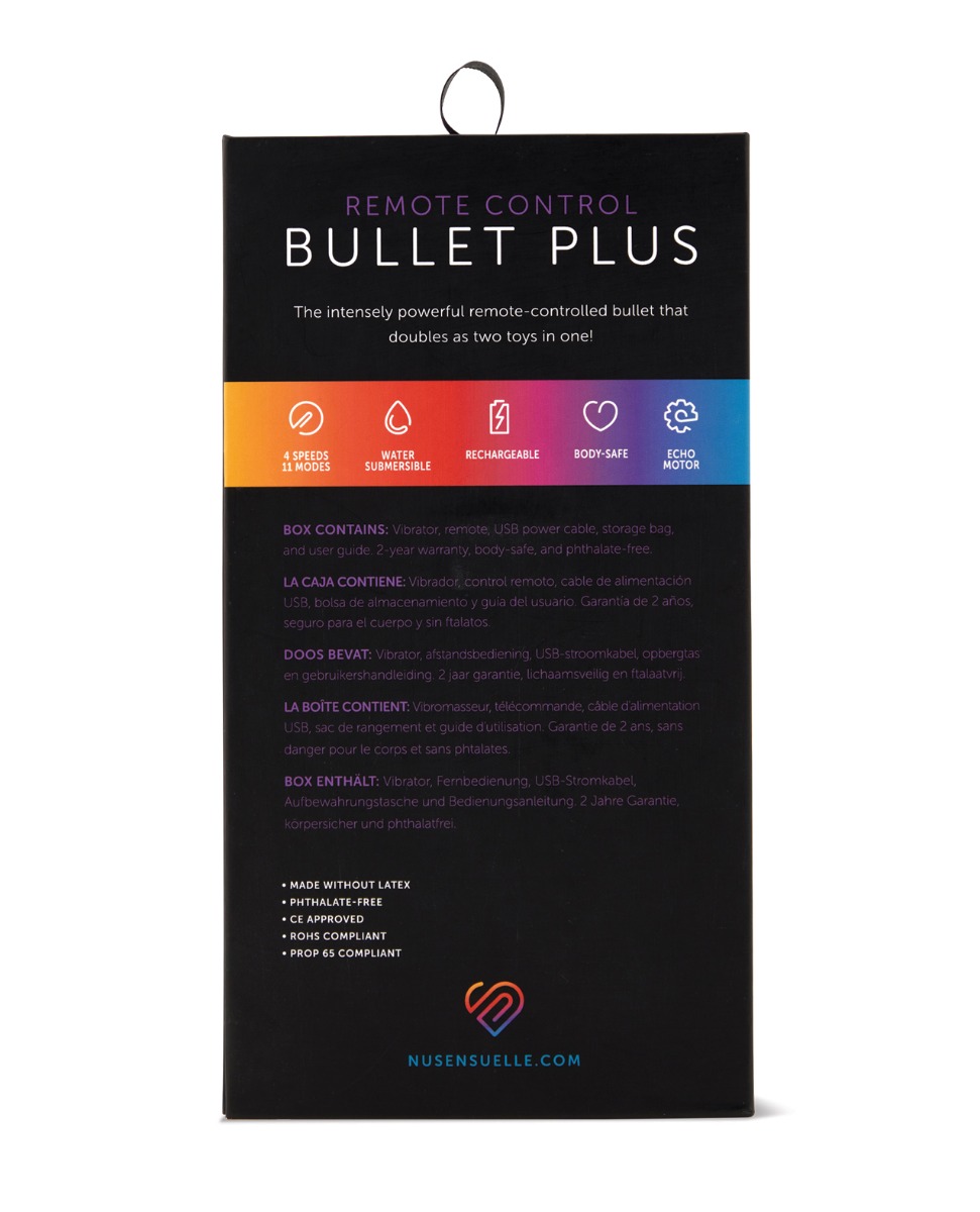 Nu Sensuelle Remote Control Wireless Bullet Plus - Navy Blue - Image 2