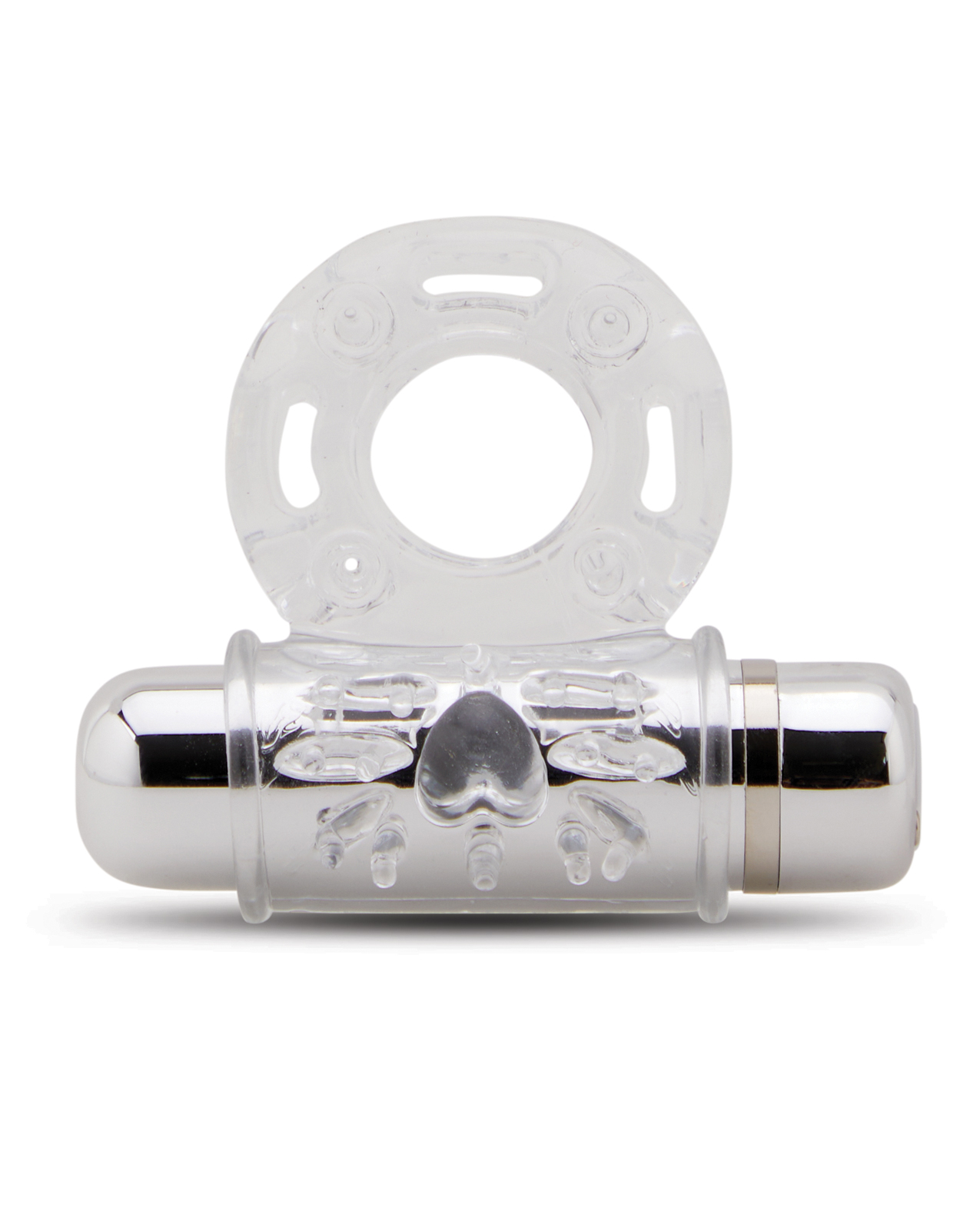 Nu Sensuelle Mate Ultra Bullet Ring Cockring 7 Function - Clear - Image 4