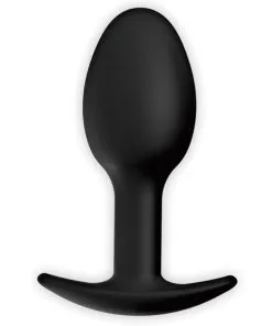 Alternative view of Pretty Love 3.34" Silicone Anal Plug w/Ball - Black