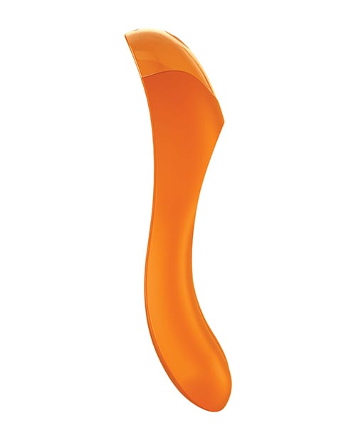 Satisfyer Candy Cane Finger Vibrator - Orange - Image 4