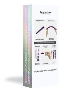 Love to Love Bing Bang Anal Beads - Violet Small