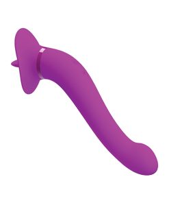 Pretty Love Faust Licking Trumpet & Vibe - Fuchsia