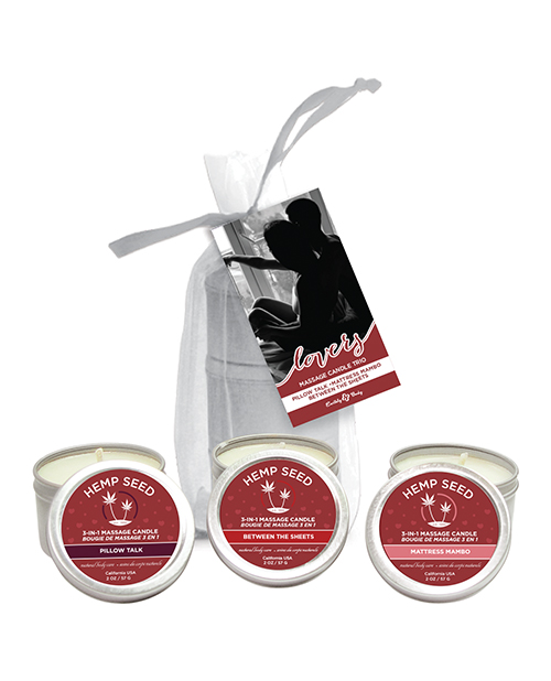 Earthly Body Valentine 2022 3 in 1 Trio Gift - 2 oz Asst. Scents