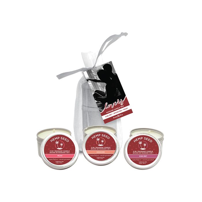 Earthly Body Valentines 2021 3 in 1 Massage Trio Gift - 2 oz asst. Scents