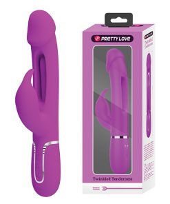 Pretty Love Twinkled Tenderness Kampas Flicking Rabbit - Fuchsia