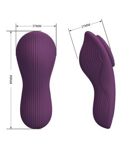 Pretty Love Mane Magnetic App-Controlled Panty Vibe - Purple