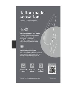 Womanizer Enhance 2 in 1 Pleasure Air & Vibrations - Black