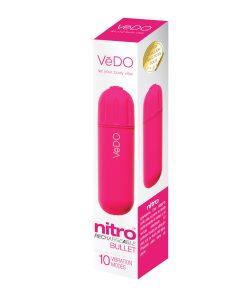 VeDO Nitro Rechargeable Bullet Vibe - Pink