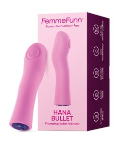 Femme Funn Hana Fingerlike Thumping Bullet - Pink