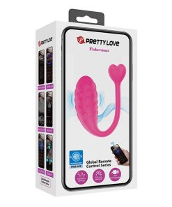 Pretty Love Fisherman Vibrating Egg - Hot Pink