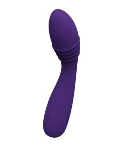 Alternative view of VeDO Ohni Rechargeable G-Spot Thrusting Vibe - Purple