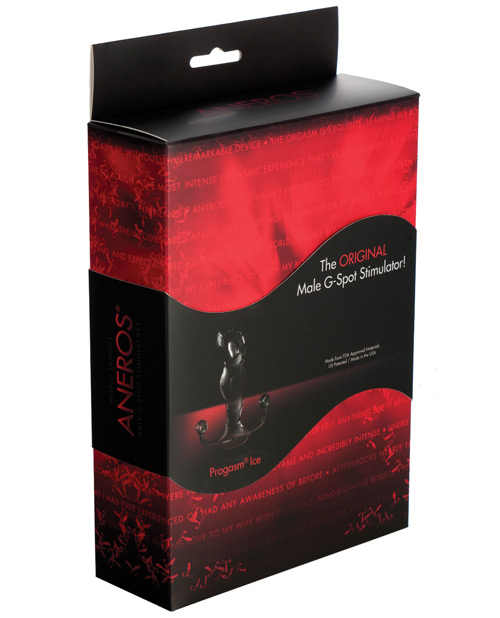 Aneros Progasm Ice Prostate Stimulator - Clear