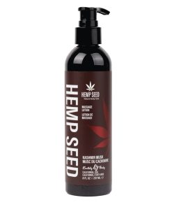 Earthly Body Hemp Seed Massage Lotion - 8 oz Kashmir Musk
