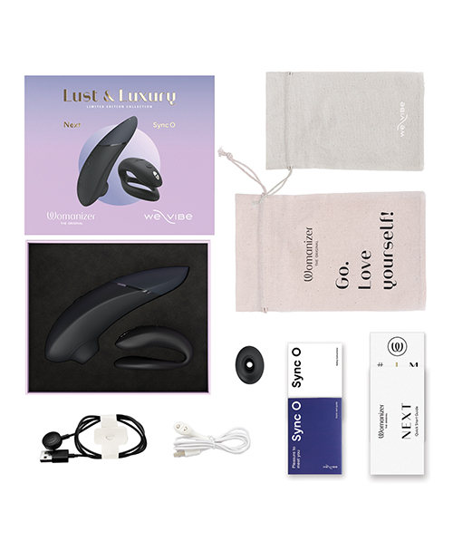 Womanizer Next / We-Vibe Sync O Lust & Luxury Collection Box - Black - Image 4