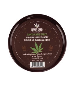 Earthly Body 2024 Holiday 3 in 1 Massage Candle - 6 oz Santa Came Early