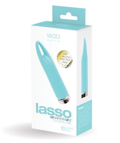 VeDO Lasso Rechargeable Bullet Vibe - Turquoise
