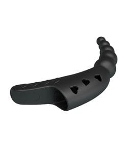 Pretty Love Jordin Beaded Finger Vibe - Black