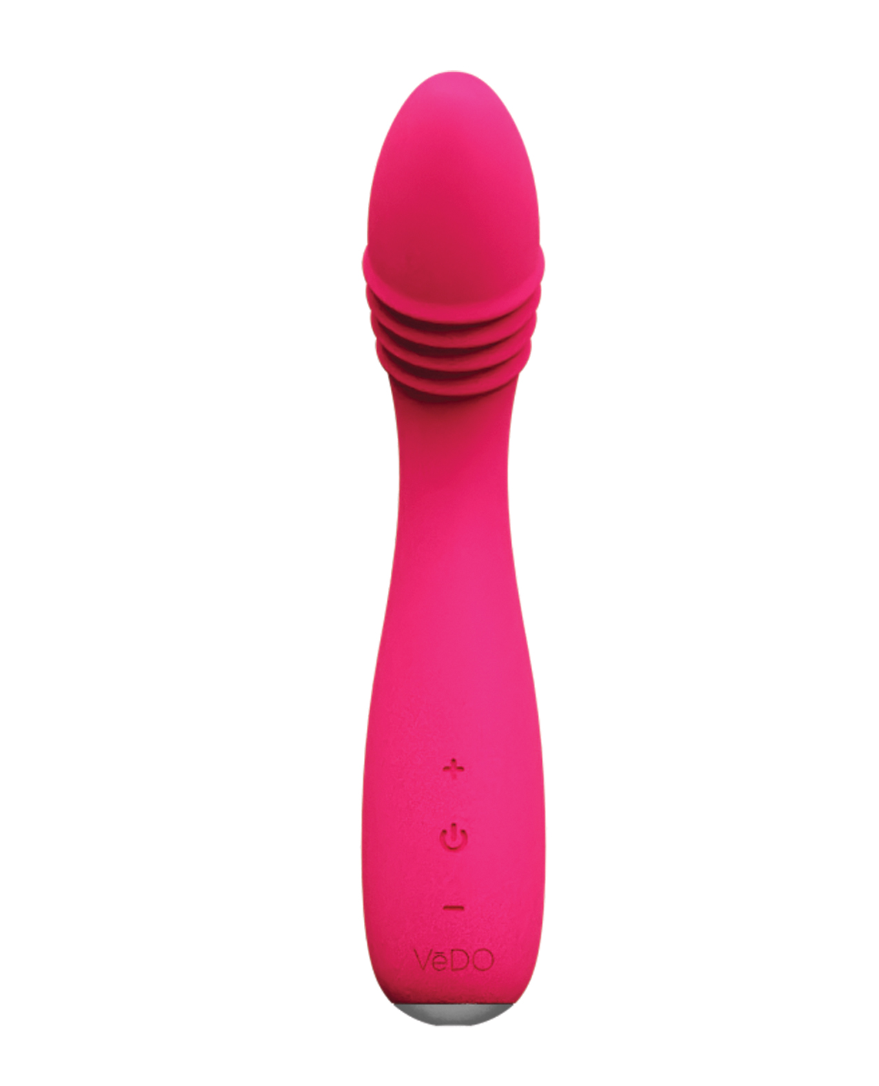 VeDO Ohni Rechargeable G-Spot Thrusting Vibe - Pink - Image 4