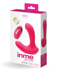 VeDO Inme Rechargeable Dual Vibe w/Remote Control - Pink