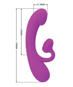 Pretty Love Sincere Scrub Brush Rabbit - Fuchsia