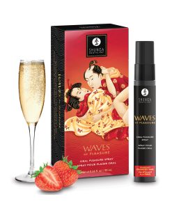 Alternative view of Shunga Waves of Pleasure Oral Pleasure Spray - .66 oz Sparkling Strawberry Wine