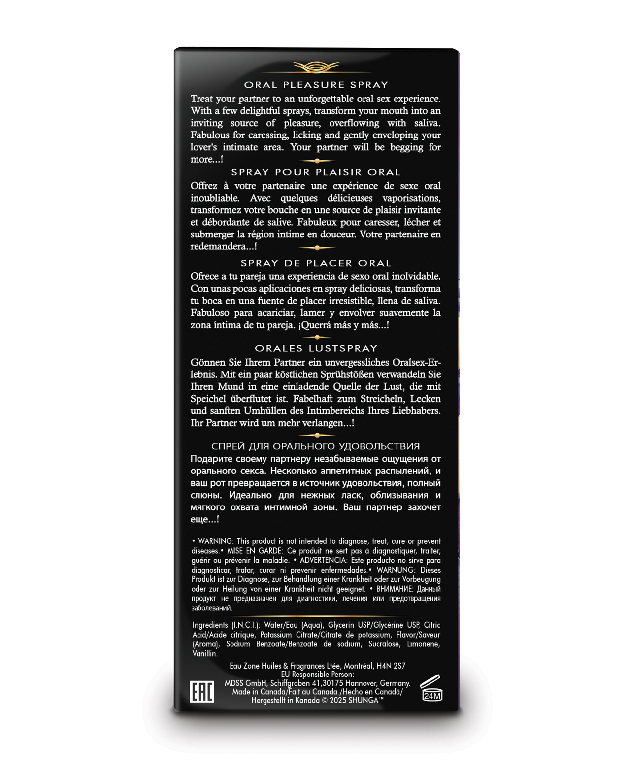 Shunga Waves of Pleasure Oral Pleasure Spray - .66 oz Exotic Fruits - Image 3