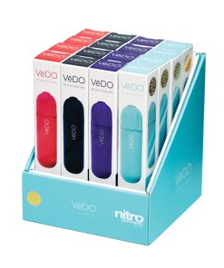 VeDO Nitro Rechargeable Bullet Vibe - Assorted 12 pc Display