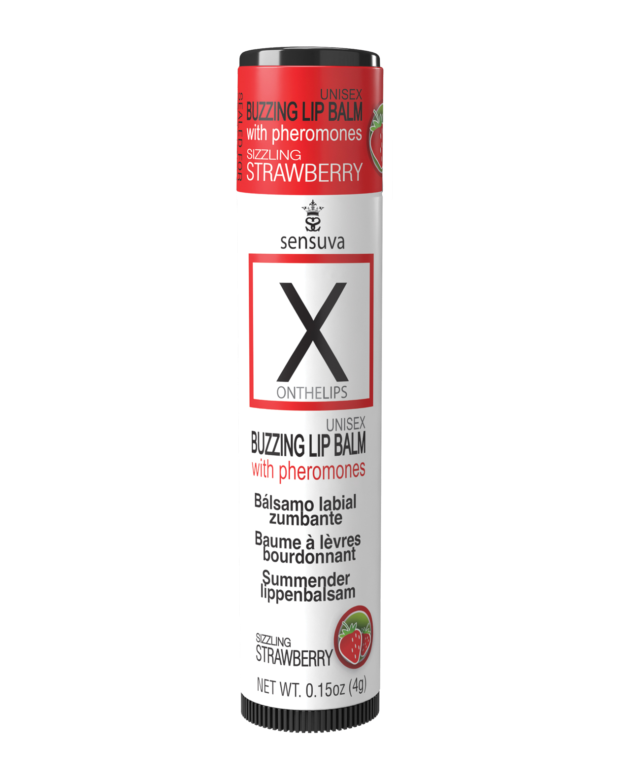 Sensuva X on the Lips w/Pheromones - Strawberry - Image 2