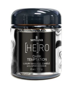 Sensuva Hero Dark Temptation Luxury Candle - 4 oz Ocean & Forest