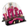 Shunga Intimate Massagers Display w/6 Massagers - Raspberry