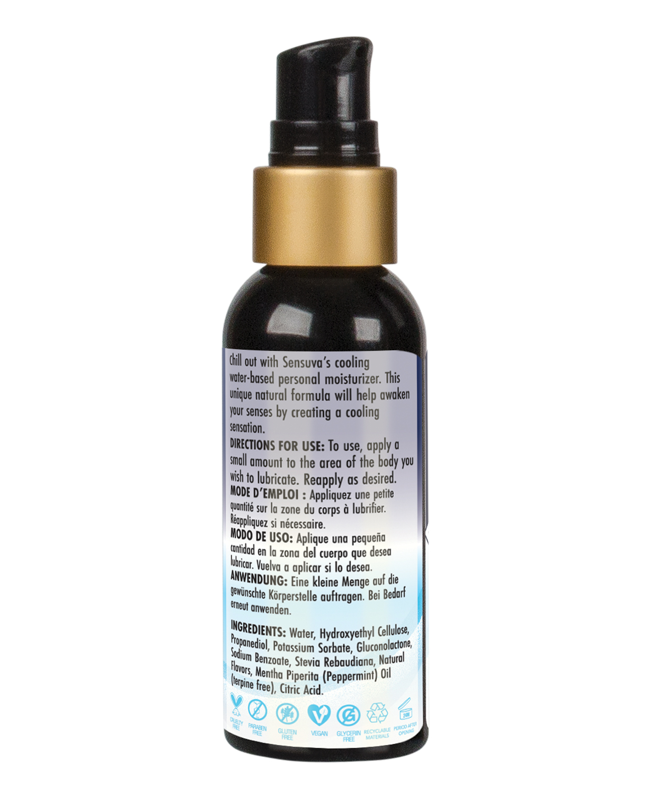 Sensuva Arctic Chill Cooling Personal Moisturizer - 2 oz - Image 3