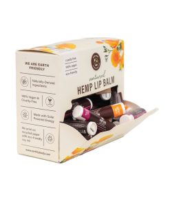 Alternative view of Earthly Body Hemp Seed Lip Balm Stick Display - Box of 48 Asst. Scents