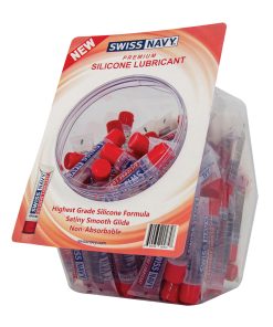 Swiss Navy Silicone Lubricant Display - 10 ml Bowl of 100