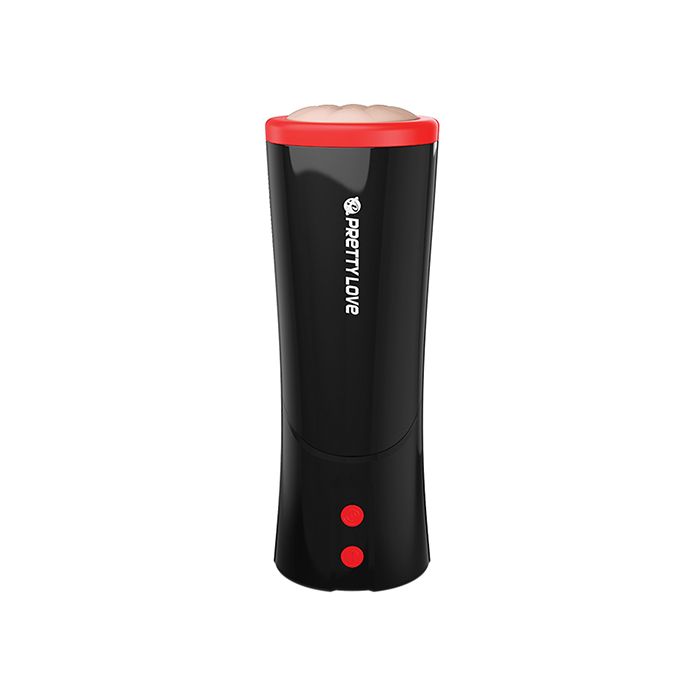 Pretty Love Ozzy Thrusting Male Masturbator w/Flesh Sleeve - Black - Image 3