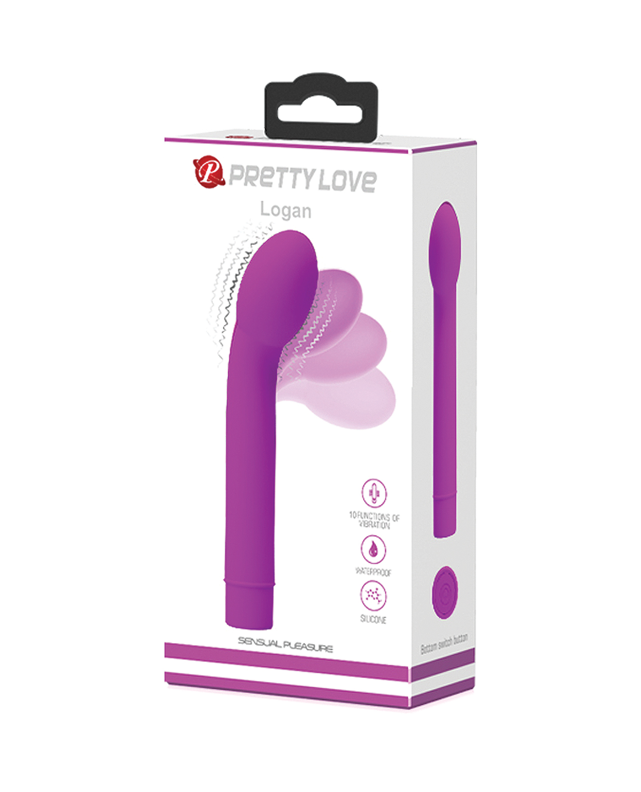 Pretty Love Logan Bendable G-Spot Vibrator - Fuchsia - Image 2