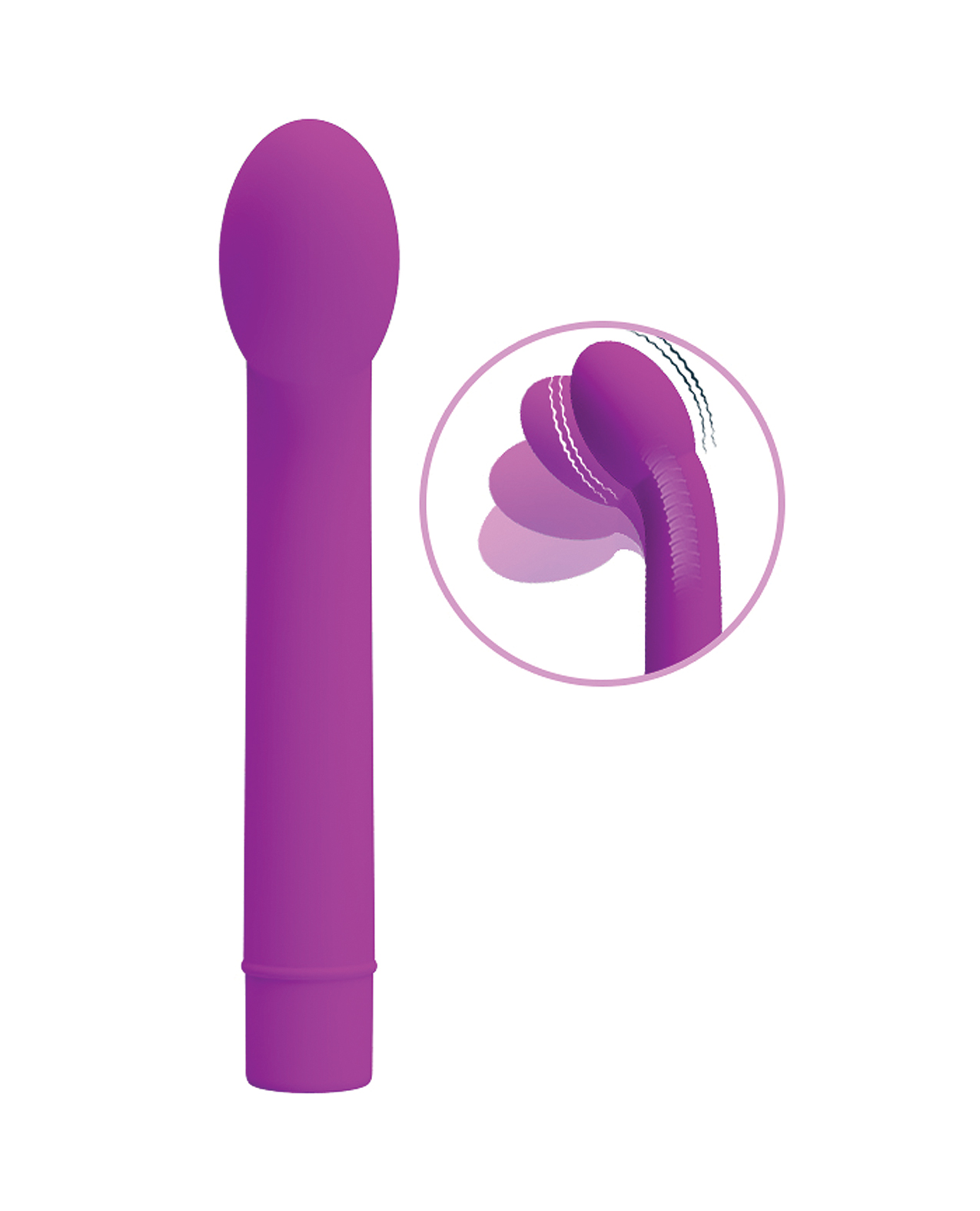 Pretty Love Logan Bendable G-Spot Vibrator - Fuchsia - Image 4