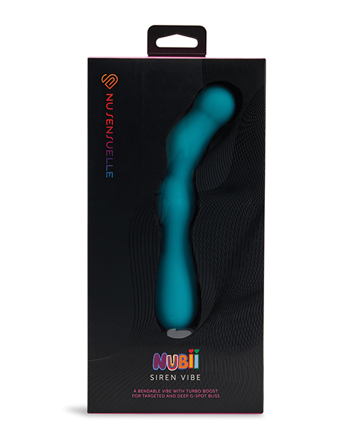 Nu Sensuelle Siren Nubii G-Spot Vibe w/Hinge - Blue - Image 2