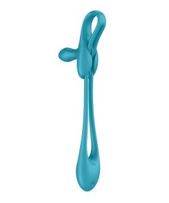 Alternative view of Satisfyer Plug & Play 1 Vibrator - Blue/Green