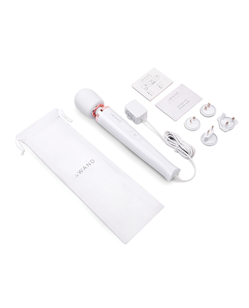 Le Wand Powerful Plug-In Vibrating Massager - White - Image 4