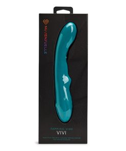 Alternative view of Nu Sensuelle Vivi Double Tapping Vibe - Emerald Green