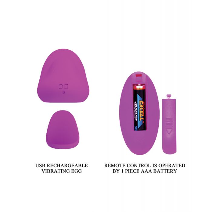 Pretty Love Romance Lisa Magnetic Panty Vibe - Fuchsia - Image 4