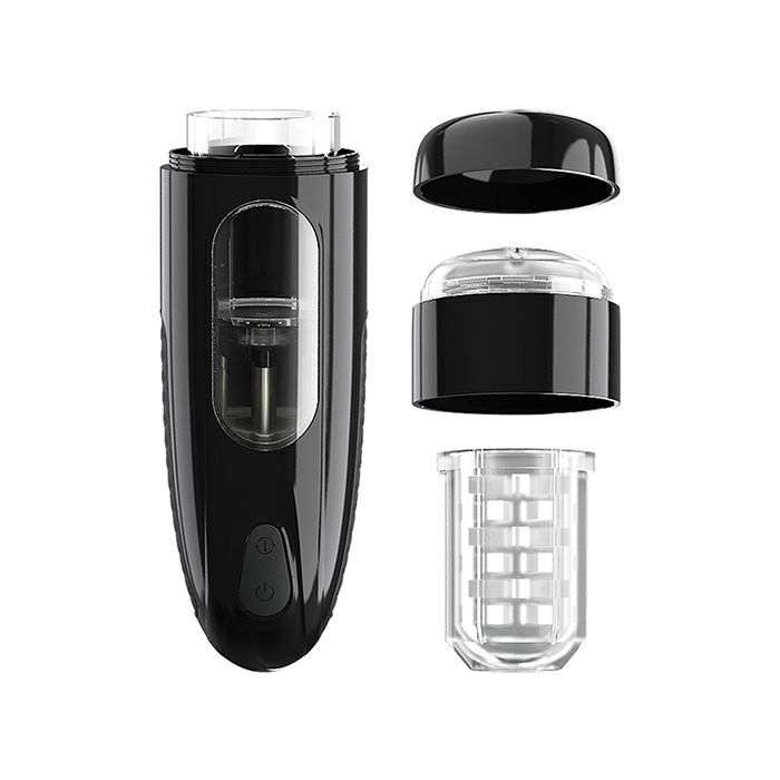 Pretty Love Marlon Thrusting & Rotating Masturbator - Black - Image 4