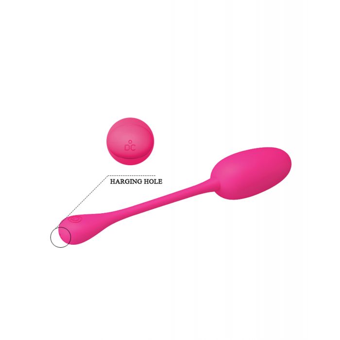 Pretty Love Knucker Remote Egg Vibe - Neon Pink - Image 5