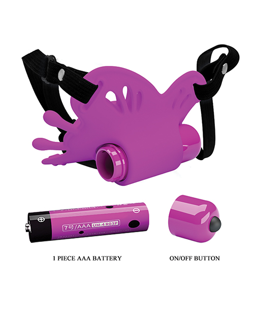 Pretty Love Sloane Battery Powered Clit Stim - Fuchsia - Image 4